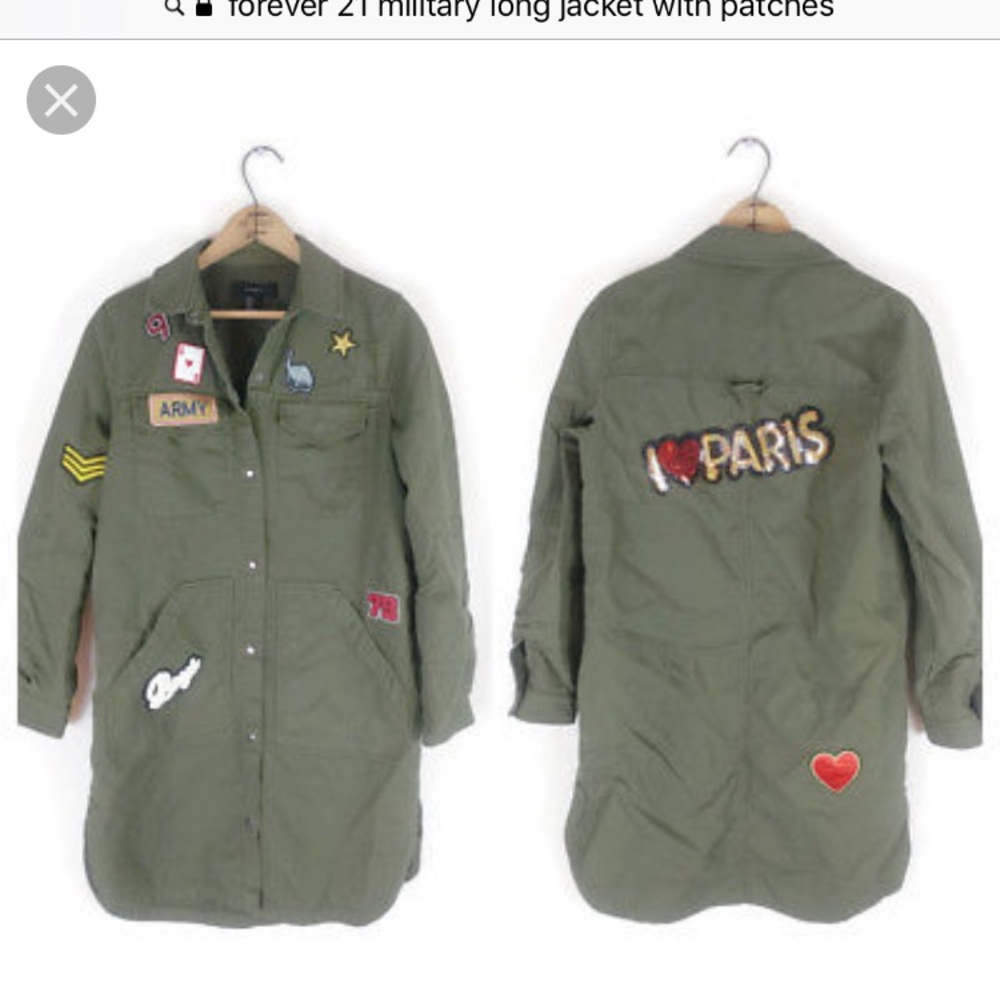 Long line Jacket Size M